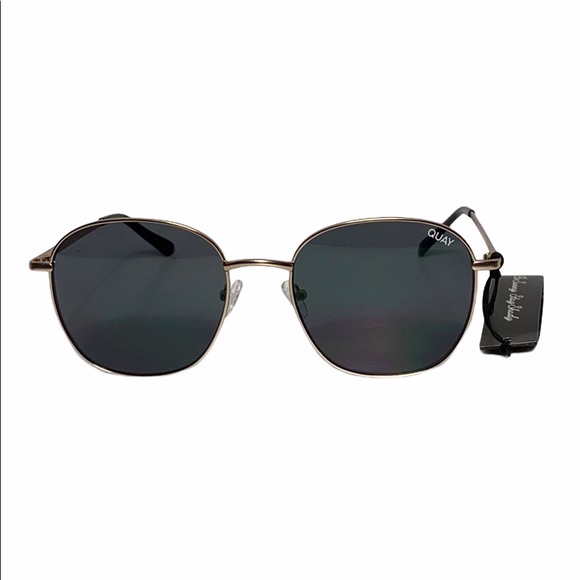 Quay Australia Jezabell GLD/SMK Oversized Sunnies - Picture 2 of 7
